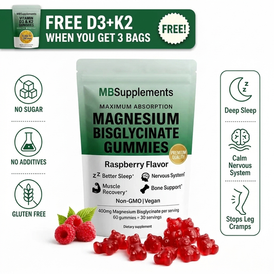 MBSupplements Magnesium Bisglycinate Gummies